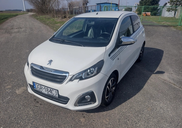 Peugeot 108 cena 38999 przebieg: 76000, rok produkcji 2017 z Głogów małe 137